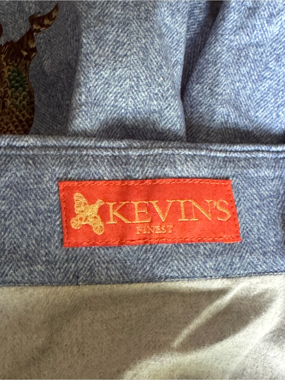 Kevin’s Blue Pheasant Print Button-Up Shirt - Picture 7 of 8